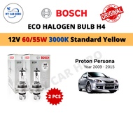 BOSCH Eco H4 Halogen Headlamp Bulb 12V 60/55W H4 Bulb for Proton Persona (2009-2015) Lampu Mentol De