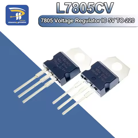 20pcs L7805CV LM7805 L7805 7805 Voltage Regulator IC 5V TO-220 make in china