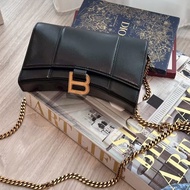 Balenciaga 巴黎世家黑色沙漏鏈條包