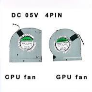 New Laptop CPU GPU Cooling Fan  for Dell Alienware ALW13E 13 R3 R4 P81G 05H8Y5 EG50060S1-C290-S9A EG50060S1-C300-S9A DC5V 0.35A