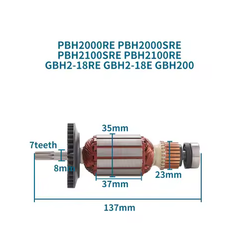 AC220-240V Armature for Bosch PBH2000RE 2000SRE PBH2100SRE 2100RE GBH2-18RE GBH2-18E GB200 Rotor Anc