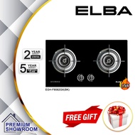 (AUTHORIZED DEALER) ELBA Built in Glass Hob / Gas Stove / 5.0kW Dapur Gas Kaca / Dapur Hob Masak