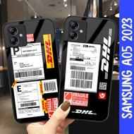 Latest Samsung A05 2023 Glass Softcase Mobile Phone Case [MG05]