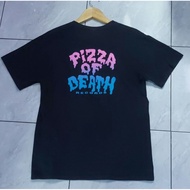 PIZZA OF DEATH THREE TEDES TATTOO OSAKA JAPAN ELECTRIC SANITARY T-SHIRT ANVIL PIZZA OF DEATH PIZZA O