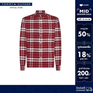 Tommy Hilfiger เสื้อ ผู้ชาย รุ่น MW0MW41345 0QJ - สีแดง ทรง Regular