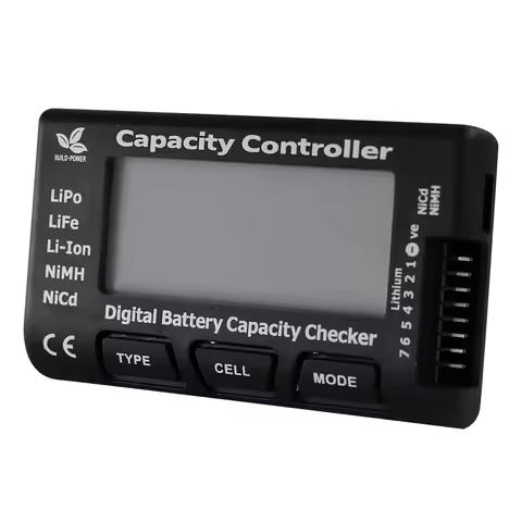 RC CellMeter-7 Digital Battery Capacity Checker LiPo LiFe Li-ion Nicd NiMH Battery Voltage Tester Ch