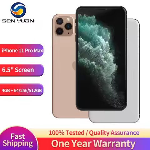Original iPhone 11 Pro Max 6.5" RAM 4GB ROM 64/256GB A13 IOS Unlocked iphone 11pro max iphone11proma