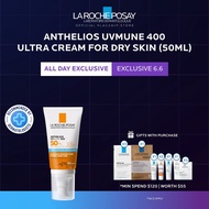 LA ROCHE-POSAY Anthelios Ultra Cream SPF50+ 50ml | Broad Spectrum 0% Fragrance Face Sunscreen for Dr