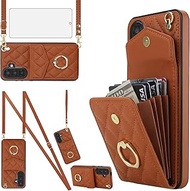 Phone Case for Samsung Galaxy A56 5G Wallet Cover with Tempered Glass Screen Protector and Crossbody