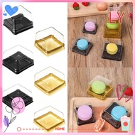 LY 50Sets Square Moon Cake Happy Birthday Multi Size Cupcake Packaging DIY Wedding Party Packing Box