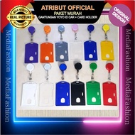 GANTUNGAN YOYO ID CARD HOLDER + CARD HOLDER