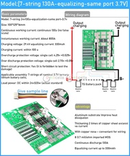 6S 7S 8S 24V 130A 180A 230A 300A BMS 18650 Li-Ion Lifepo4แบตเตอรี่ลิเธียมแบตเตอรี่ Balance เครื่องมื