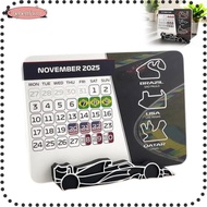 LIKE F1 Race Schedule Calendar, 7.0" x 5.5" Formula 1 2025 Racing Calendar,  With F1 Car Stand Racin