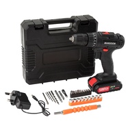 MANSOON cordless drill 25 torque battery drill 2 speed electric screwdriver with 2 battery