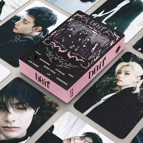 2026 new KPOP Idol New Card "DO IT" Pink Photo Card Fan Decoration Collection 55 Boxed Lomo Cards HA