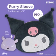 [My Melody and Kuromi Limited Collection  ]  Furry Sleeve Kuromi ลายคุโรมิ กระเป๋าสำหรับไอแพด 9.7-11 นิ้ว กันกระแทกทุกมุม ลิขสิทธิ์แท้ Sanrio (พร้อมส่งจากไทย)