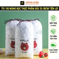 Bag of 100 Food Wraps Made of PE Material, Safe and Hygienic, Hair Wraps to Preserve Food From Flies