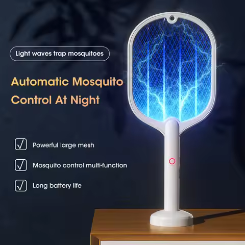 Electric Mosquito Swatter UV Light Lamp Insect Killer USB Household Mosquito Killer for Home Bedroom