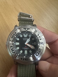 CITIZEN Eco-Drive 煙灰缸 專業潛水錶 300M