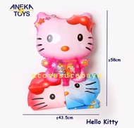 balon hello kitty ( balon karakter/terbang/gas/helium ) balon pesta