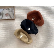 Korean Style Multicolored Wool Beret Hat for Girls, HANNAH KIDS Autumn Winter Fashion Wool Beret Hat