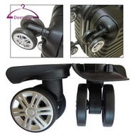 [deevoka] 2x Repair Luggage Wheels Luggage Replacement Wheels Swivel for Bags Trolleys