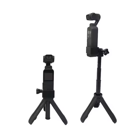 Multifunction Gimbal Holder Mini Desktop Tripod Selfie Stick Adapter Clip for DJI Osmo Pocket 2/ Poc