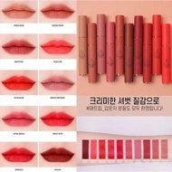 3CE velvet lip tint Daffodil/ Taupe/ Going right/ breeze way