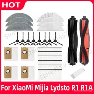 (Ready Stock)For XiaoMi Mijia Lydsto R1 R1A Main Brush HEPA Filter Side Brush Dust Bag Mop Cloth Spare Parts Robot Vacuum Cleaner Accessories