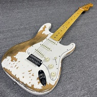 Relic Aged Fender Stratocaster กีตาร์ไฟฟ้าสีขาวกีตาร์มืออาชีพ