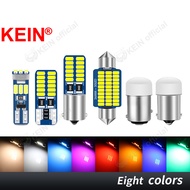 KEIN 2PCS Car Ceiling Dome Light 31MM T5 T10 Led BA9S T4W Festoon 28MM 36MM 39MM 41MM 1156 P21W 1157