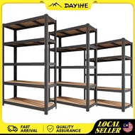 6Tiers/5Tiers/4Tiers/3Tiers Metal Boltless Rack Home kitchen Store Storage Rack Warehouse Rak Besi S