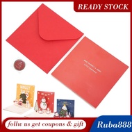 Ruba888 Greeting Card  Christmas Special Three Dimensional Structure for Gift Decoration