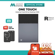 Seagate One Touch 8TB / 16TB /  20TB / 24TB External Hard Drive Desktop HDD, USB-C compatible with R