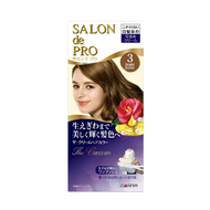 DARIYA 塔莉雅 SALON de PRO 沙龍級白髮專用快速染髮霜  3 淺棕色  1盒