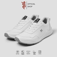 ELGIN - Men's Plain White Casual Sneakers, Original NAZ Sports Running Shoes