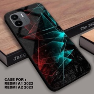 Redmi A1 2022 Case Latest A2 2023/ Fashion Case Abstract Flash Casing hp Case Softcase Hardcase Back