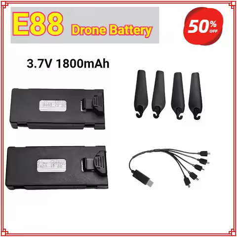 E88 Battery 3.7V 1800mah E88 Drone Battery for RC Drone E88PRO E99 E525 S89 RC Quadcopter Parts