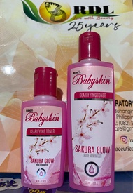 RDL BABYSKIN CLARIFYING TONER SAKURA GLOW (60ml&120ml)