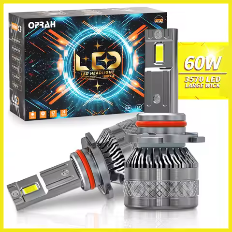 Oprah 2pcs H7 H4 LED Car Headlight Bulbs Canbus 3570SMD H11 H1 9006/HB4 9005/HB3 60W For Auto Front 