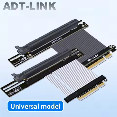 Universal PCI-E 4.0 x8 x16 Slot Riser Cable PCI Express Gen4 16X 8X 1U2U GPU Graphics Card Riser Ext