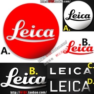 Straw Straw ^ Lycra LEICA logo logo Metal Sticker Mobile Phone Sticker Camera Sticker Unique Sticker