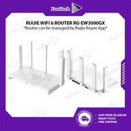 FunTech Ruijie RG-EW3000GX WiFi 6 Router Dual-WAN Gigabit Router High Speed Dual Band 2.4GHz + 5Ghz 