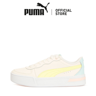 PUMA Sepatu Skye Womens Trainers Whisper White-Yellow Pear-Blue Glow-Cloud Pink