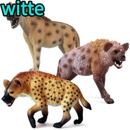 WITTE Spotted Hyena Model Educational Toy Early Learning Science &  Simulation Wild Animals