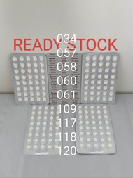 READY STOCK EPAM 5MG COP 058.060.061.034.058.109 E 1027 VATAMIN 1 PAPAN 40 TABLETE 5 PAPAN 200 TABLE