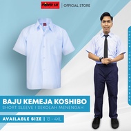 POWER CAT Koshibo School Short Sleeve Shirt/Seluar Sekolah Biru/ Kemeja Lengan Pendek/School Pants- 