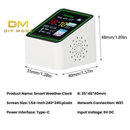DIYMORE Intelligent desktop electronic clock WIFI weather station multifunctional weather station de