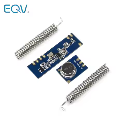433MHz 100 Meters Wireless Module Kit ASK Transmitter STX882 + ASK Receiver SRX882 + 2Pcs Copper Spr