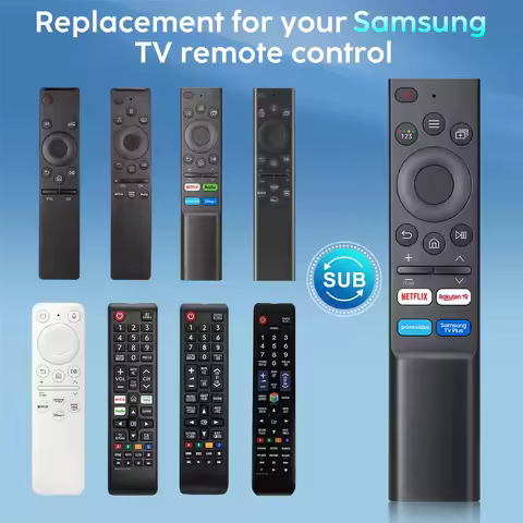 Remote Control for Samsung TV Replacement Universal Remote Compatible Frame Serif Crystal UHD Neo QL